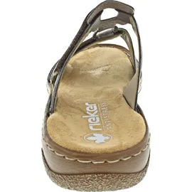 Rieker Damenschuhe Pantoletten grau, 39