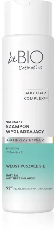 beBIO Baby Hair Complex Antifrizz Power glättendes Shampoo gegen strapaziertes Haar 300 ml
