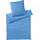 YES FOR BED Pure & Simple Uni Blau 200 x 200 cm + 2 x 80 x 80 cm