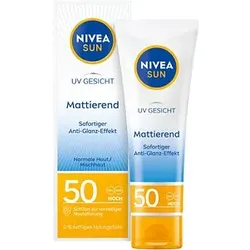 NIVEA UV GESICHT Mattierender Sonnenschutz Sonnencreme 50,0 ml