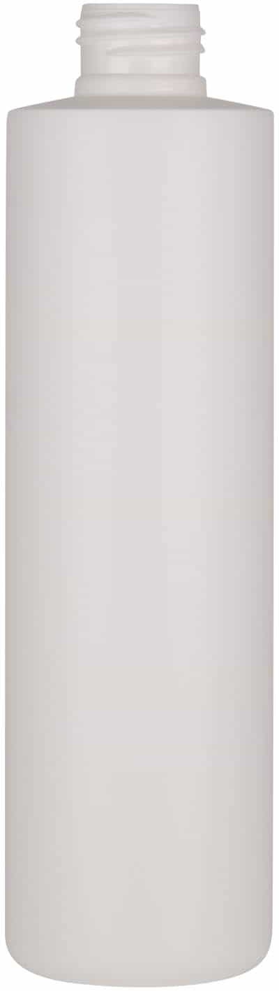 Bouteille en plastique 250 ml 'Pipe', Green PEHD, blanche, col : GPI 24/410