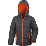 Result Padded Jacke Schwarz/Orange XXS