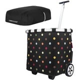 reisenthel - EXKLUSIVES ANGEBOT! carrycruiser + GRATIS cover! Einkaufskorb Einkaufstasche Einkaufstrolley (dots)