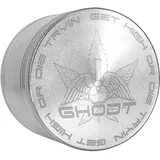 GHODT 30mm Alu Grinder Pollinator 4-Teilig mit Sieb aus CNC gefrästen Aerospace Aluminium Shark Teeth Siebgrinder | Für den Gebrauch von Kräuter- und Tabakwaren