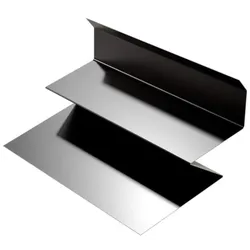 Verbindungsstück für selbstentlüftenden Wandanschluss | Stahl 0,5 mm | Beschichtung 25 μm | RAL 9005 Schwarz