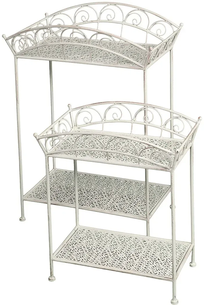 Beistelltisch AMBIENTE HAUS, weiß, B:32cm H:52cm T:32cm, Tische, Beistelltisch