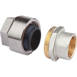 Flamco Plus DVGW Schwarzrohradapter für Rohr 3/8" x G 1/2" Innengewinde