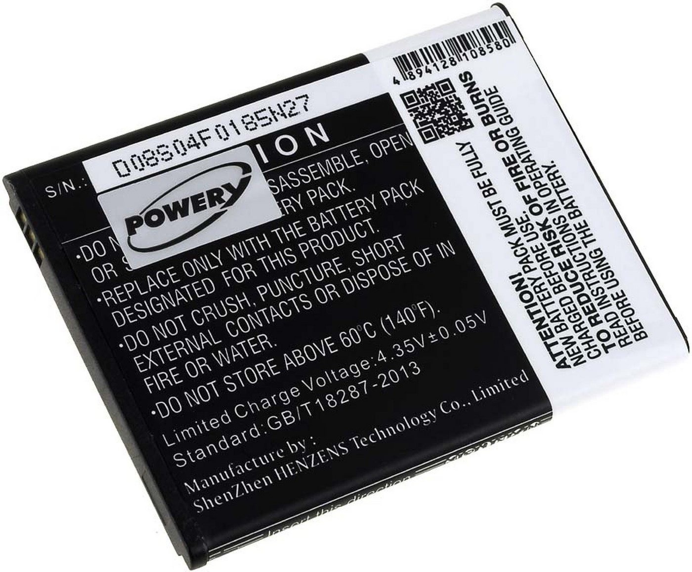 Powery Akku für Acer Liquid Z520 Smartphone-Akku 2000 mAh (3.8 V) schwarz