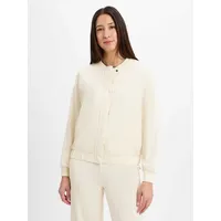 Soyaconcept Sweatjacke mit Druckknopfleiste Modell Banu Beige, XL