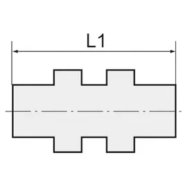Riegler Gerade Schott-Steckverbindung red. »click-clock « M20x1,0, Ã ̃6/12mm