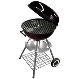 Buri Emaille Kugelgrill schwarz