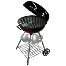 Buri Emaille Kugelgrill schwarz
