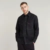 G-Star Dakota Langarmhemd Schwarz M