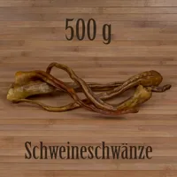 Schweineschwänze wie - Rinderkopfhaut Ochsenziemer Kausnack Kauartikel 500g