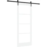 Maison Exclusive - Schiebetür Weiß 83 X 211 Cm Massivholz Kiefer