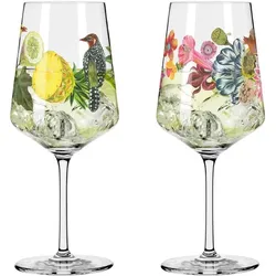 Ritzenhoff Gläserset - Aperitif Sommertau 2tlg. Kristall, Kristalloptik Bunt