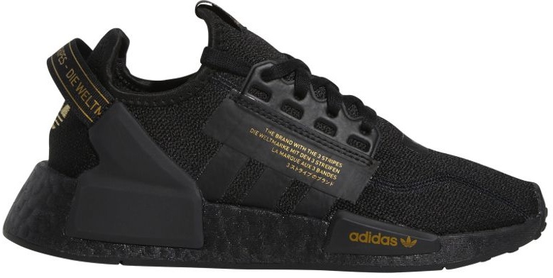 Adidas Originals NMD R1 V2 Black Gold Sneaker - EU 36