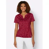Casual Looks WITT WEIDEN Print-Shirt in kirsche-weiß-bedruckt | Gr.: 42