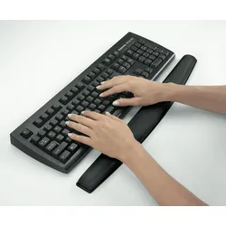 Fellowes Handgelenkauflage Memory Foam, Polyurethane Gel schwarz