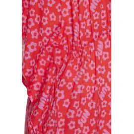 Buffalo Tunika Damen rot-pink bedruckt Gr.36/38