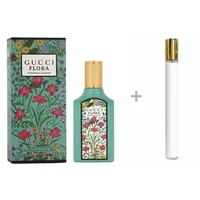 GUCCI Duft-Set Flora Gorgeous Jasmine Eau de Parfum (EDP) Damen Spray, Blumig-süßer Duft mit Jasmin, Mandarine und Sandelholz - mit Reiseduft