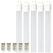 Aigostar T8 LED Glas Röhre 150 cm 10 St. G13 kaltweiß