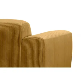 TRENDMANUFAKTUR Big-Sofa TRENDMANUFAKTUR "Braga, mit hochwertigem Kaltschaum, Megasofa, in Cord erhältlich", gelb (mustard), B:254cm H:72cm T:107cm, 88% Polyester, 12% Polyacrl, Sofas, Big-Sofa, modernes Big-Sofa, Couch mit hohem Sitzkomfort, 254/72/107 cm (B/H/T)
