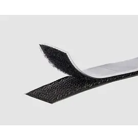 Folia Klettband schwarz, 2 Rollen