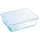 Pyrex Cook & Freeze - Rechteckige Schale mit Deckel, 25 x 19 x 8 cm, 2.6 l