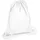 Westford Mill Premium Bio Baumwoll Turnbeutel Sportbeutel W260 white 37 x 46 cm