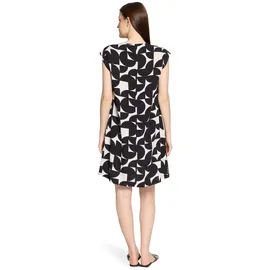Betty & Co Druckkleid Kleid Schwarz/Weiß 46