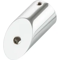 Steelbase Wandhalter für Stabilisationsstange SBA, 45°, Messing verchromt poliert