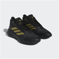 adidas Unisex Bounce Legends Shoes-Low (Non Football), Carbon/Gold Met./Core Black, 48 EU - 48 EU