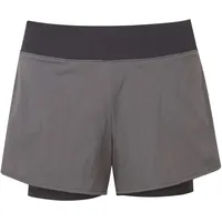 Mountain Equipment Damen Dynamo Twin Shorts (Größe L, grau)