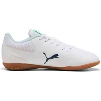 Puma Truco III Hallenschuhe Kinder weiß/aqua/fizzy light 36