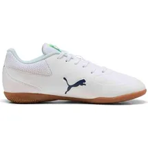 Puma Truco III Hallenschuhe Kinder weiß/aqua/fizzy light 36