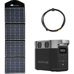 EcoFlow Delta 2 1024Wh Portable Powerstation mit 180W Solarmodul