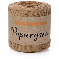 buttinette Papiergarn, natur, Länge: 250 m