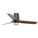 faro BARCELONA Mini Punt Tub S 34,5 cm Deckenventilator Schwarz/Braun