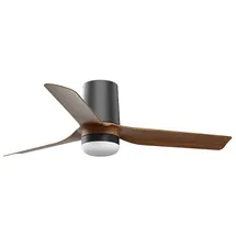 faro BARCELONA Mini Punt Tub S 34,5 cm Deckenventilator Schwarz/Braun