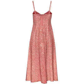 LASCANA Sommerkleid Rot/Creme 36