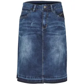 Cream Bleistiftrock Blau 40