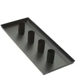 MARELIDA Stabkerzenhalter magnetisch Kerzenständer 29x12cm Kerzentablett Advent