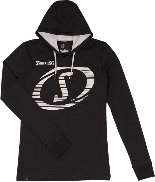 Spalding Fast Hooded Trikot langarm Damen Schwarz