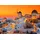 Papermoon Fototapete Santorini Sunset bunt Fototapeten Tapeten Bauen Renovieren