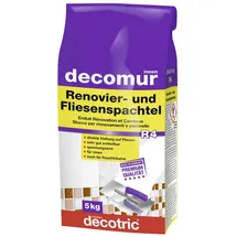 decotric Decomur Renovier- und Fliesenspachtel R4 5 kg