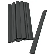 zaunzu Sichtschutzstreifen Klemmschiene für Zaunblende Anthrazit 1er Pack