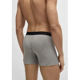 Boss Boxershorts grau/schwarz/weiß M 3er Pack