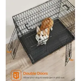 Songmics Hundekäfig L mit 2 Türen