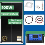 EPP.Solar 100 Watt Solaranlage Komplettpaket für Camper, Wohnwagen & Wohnmobile, - SF